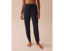 Pantalon de pyjama jogger en jersey doux