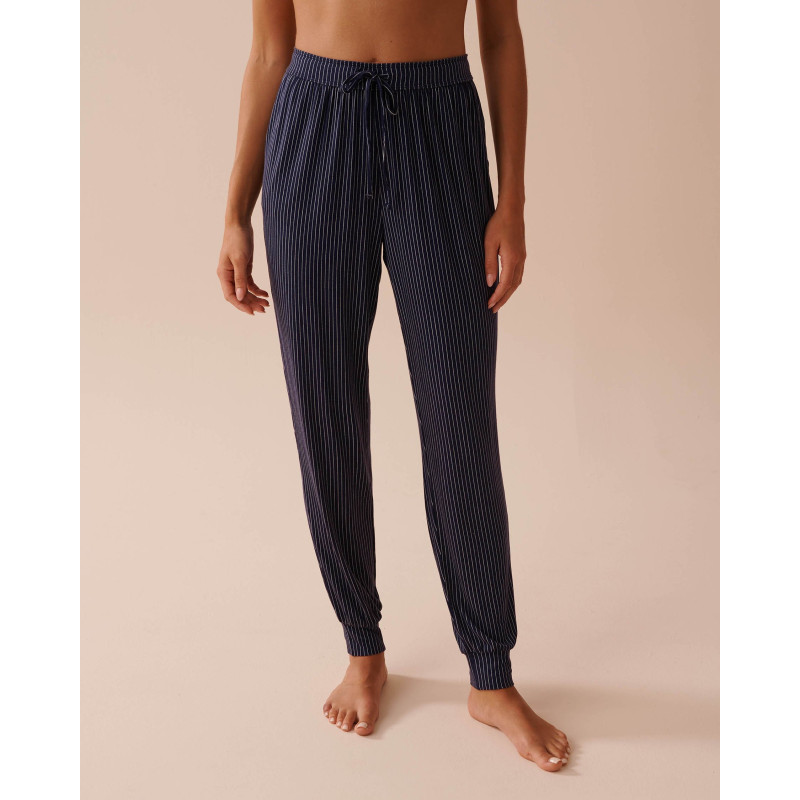 Pantalon de pyjama jogger en jersey doux