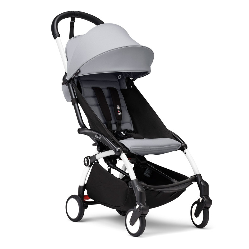 YOYO³ Complete Stroller - White / Stone