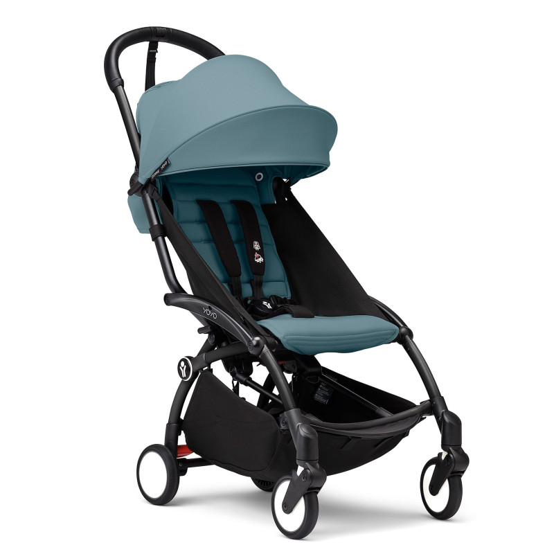 YOYO³ Complete Stroller - Black / Aqua