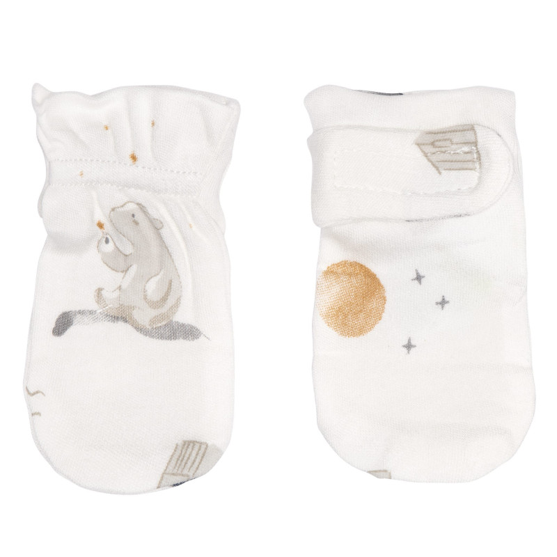 Full Moon Bamboo Mitts 0-3 months