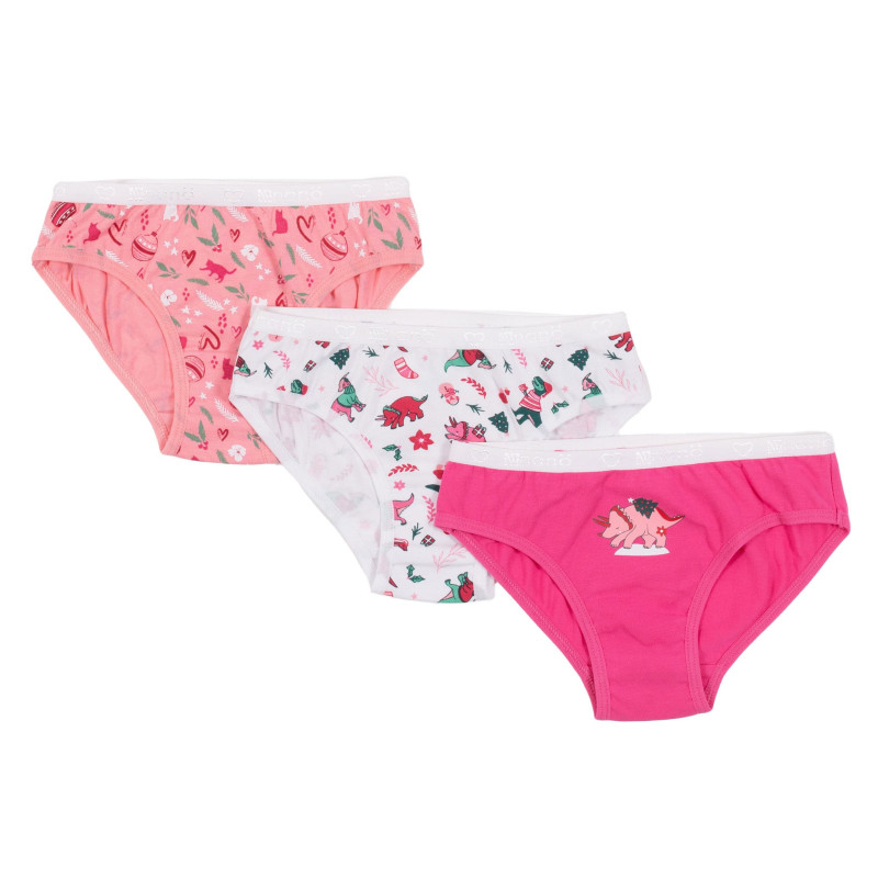 Panties Set of 3 Dinos 2-12 years