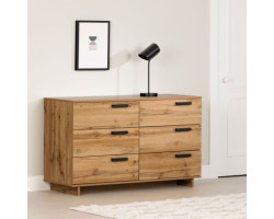 Double Desk 6 Drawers -...