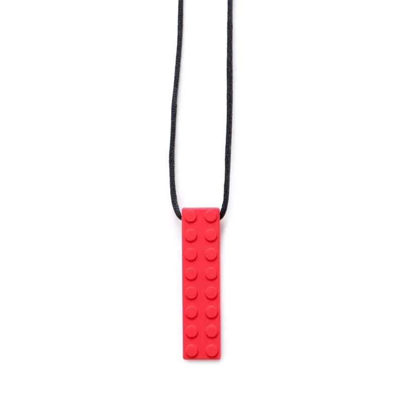 Block Pendant - Red