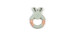 Rabbit Teething Ring - Sage