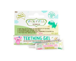 Jack N' Jill Gel de Dentition Naturel pour Bébé 4 mois+ 0,5 oz - Vanille