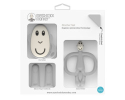 Teething Gift Set - Gray Monkey