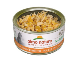 Conserve Poulet et Potiron en Bouillon pour Chats, 70g – Almo Nature HQS Natural