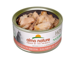 Conserve Saumon en Bouillon pour Chats, 70g – Almo Nature HQS Natural