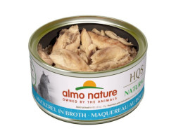 Conserve Maquereau en Bouillon pour Chats, 70g – Almo Nature HQS Natural