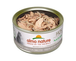 Conserve Thon et Blanchaille en Bouillon pour Chats, 70g – Almo Nature HQS Natural