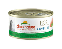 Conserve Poulet et Haricots Verts en Sauce pour Chats, 70g – Almo Nature HQS Complete