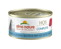 Conserve Thon avec Œuf de Caille en Sauce pour Chats, 70g – Almo Nature HQS Complete