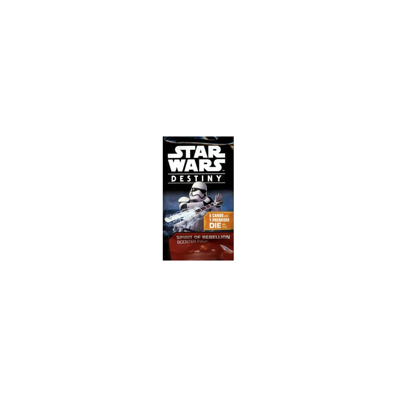 Star wars destiny -  spirit of rebellion booster pack (anglais)