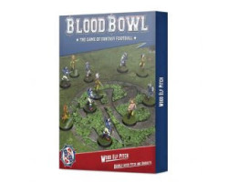 Blood bowl -  wood elf pitch and dugouts set