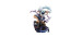 One piece -  figurine de monkey d. luffy (gear 5) -  portrait of pirates