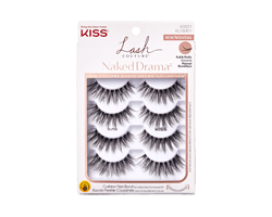 KISS Lash Couture Naked Drama ensemble de faux cils, Ruffle, 4 unités