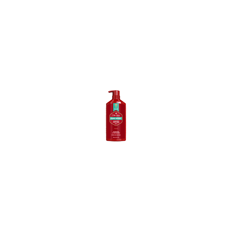 OLD SPICE Pure Sport shampooing et revitalisant 2 en 1 pour hommes, 650 ml