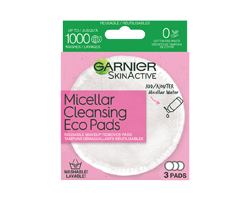 GARNIER SkinActive Micellaire tampons démaquillants réutilisables, 3 unités