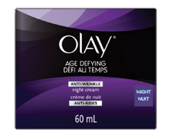 OLAY Crème de nuit anti-rides - Défi au temps, 60 ml