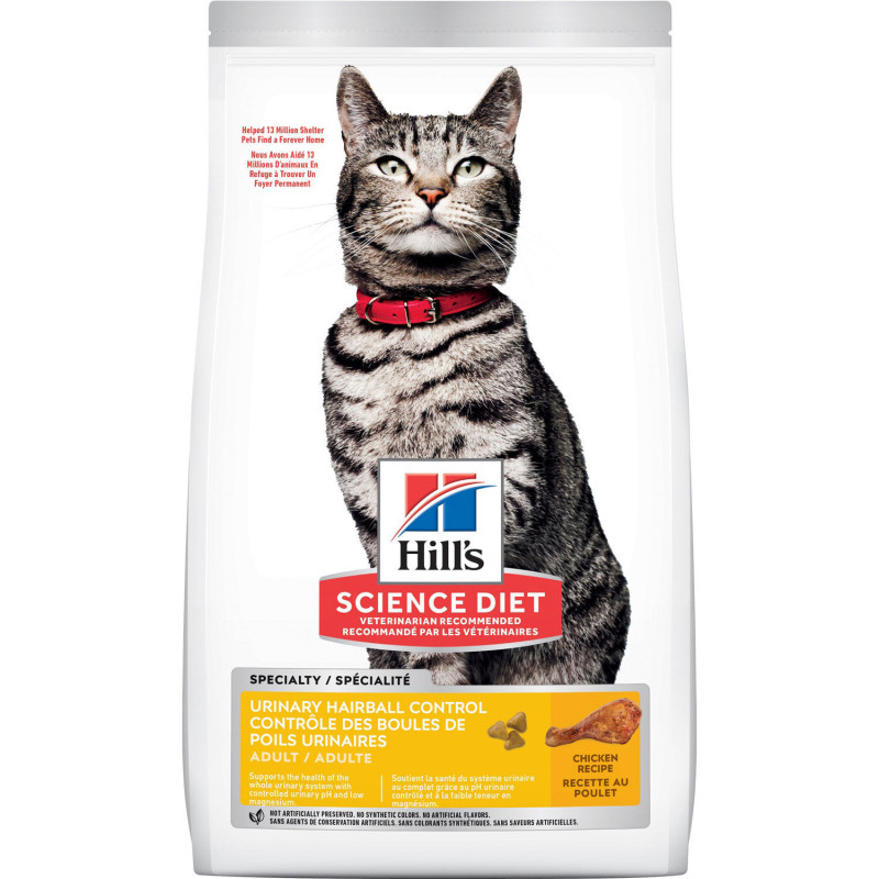 Hill's Science Diet Nourriture sèche « Urinary & Hairball Co…