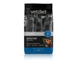 Vetdiet Nourriture au saumon et riz pour chat âg…