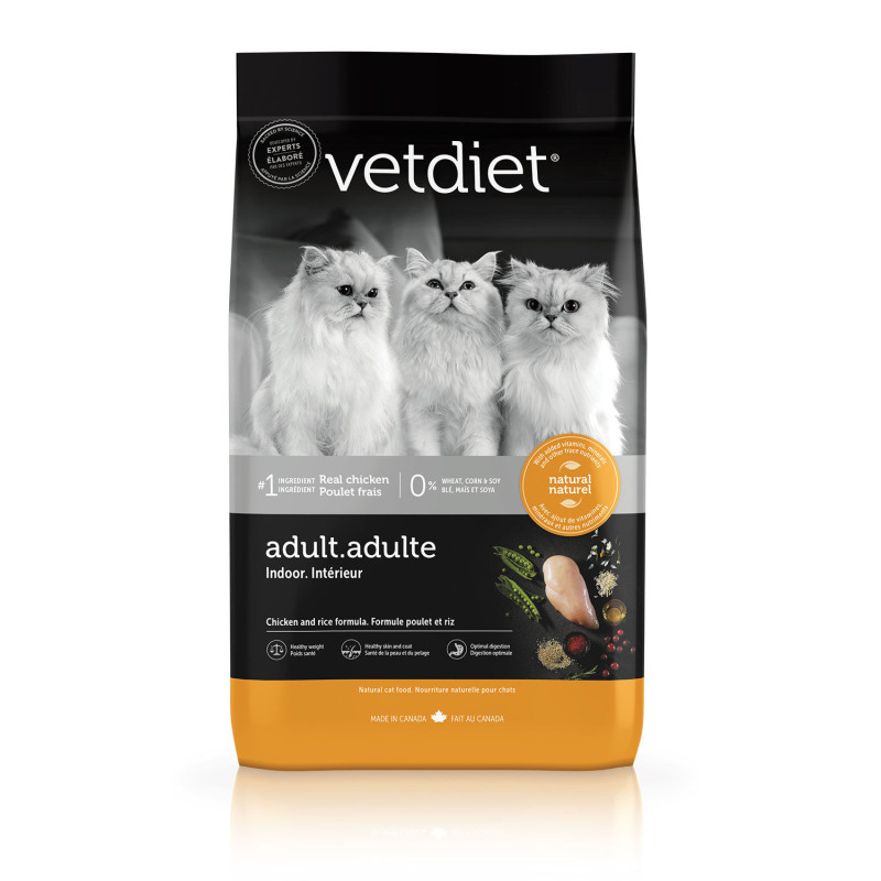 Vetdiet Nourriture sèche au poulet pour chat adu…