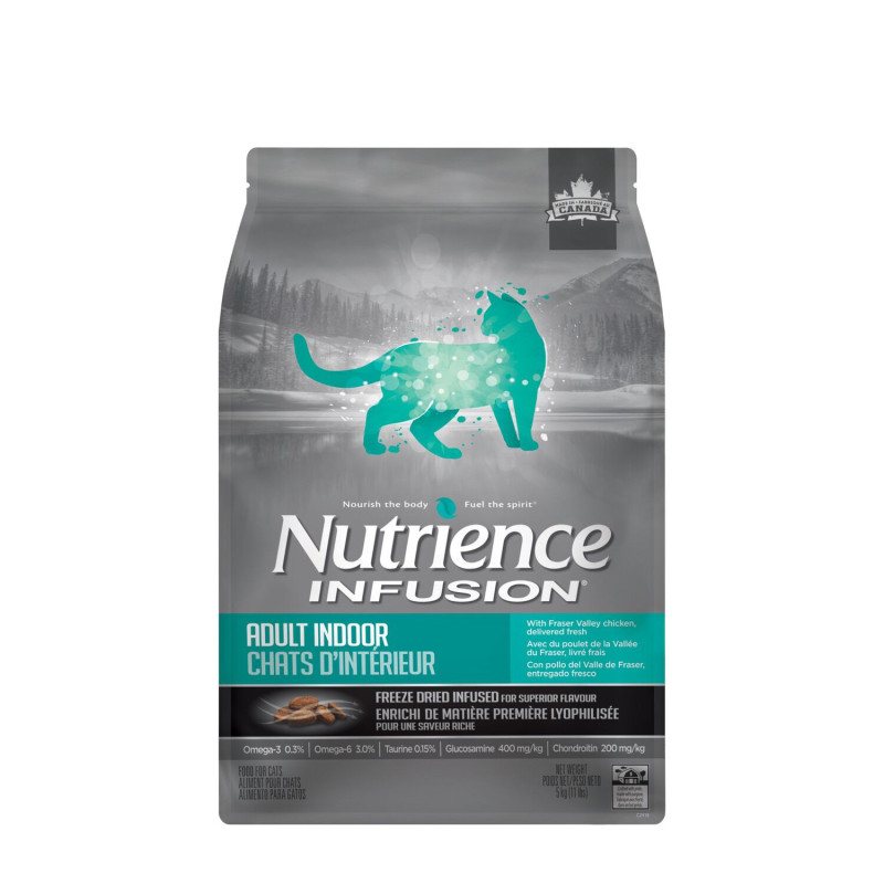 Nutrience Nourriture pour chat d'intérieur au poul…