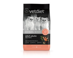 Vetdiet Nourriture sèche au saumon pour chat adu…