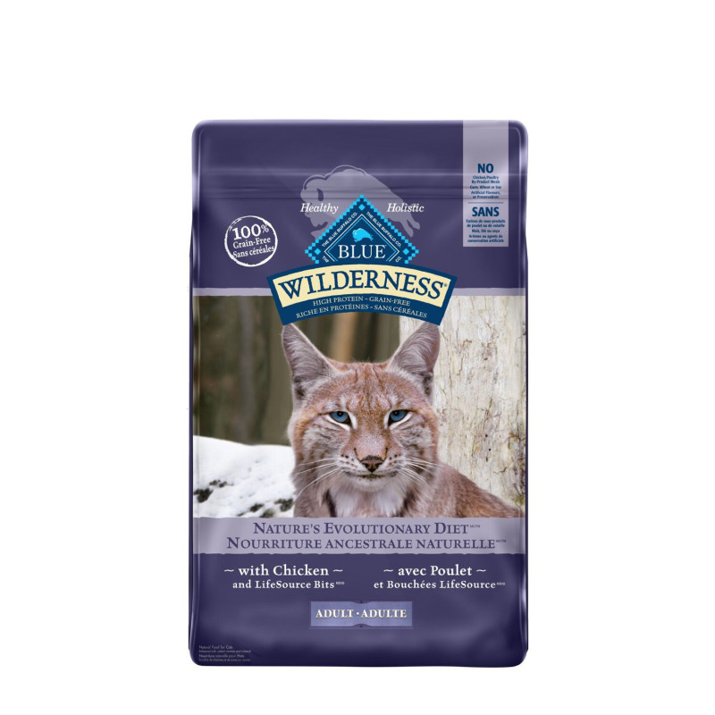 Blue Buffalo Nourriture au poulet pour chats adultes