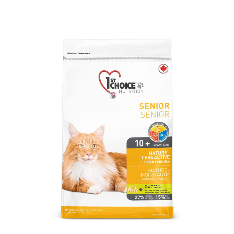 1st Choice Nourriture mâture moins actifs pour chat…