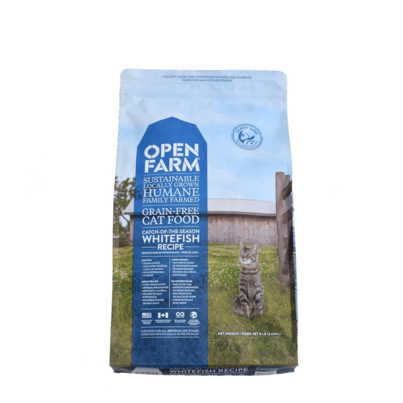 Open Farm Nourriture sèche pour chats, poisson bla…