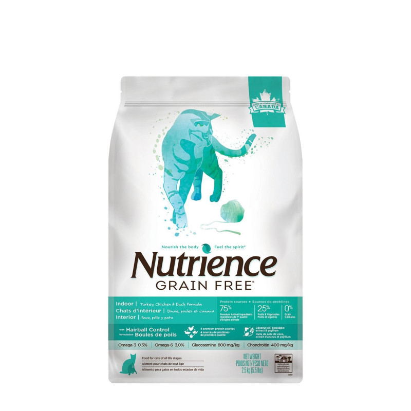 Nutrience Nourriture sèche sans grains pour chats,…