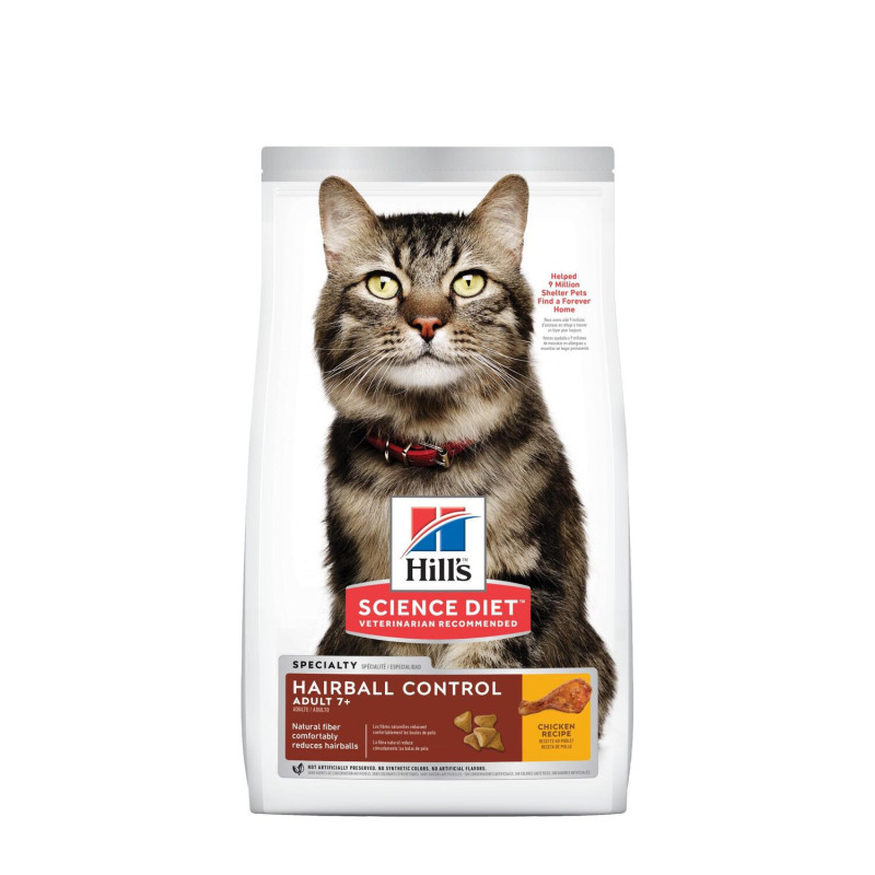 “Hairball Control” dry food with…