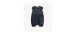 Dark blue one piece in light denim regular fit, newborn