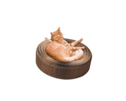 Foldable scratching post for cats