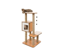 Vesper Arbre à chat V-High Base en bois, couleu…