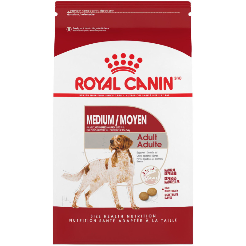 Dry food for medium breed dogs…