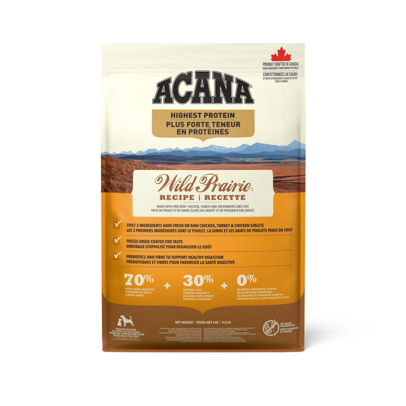 Acana Recette Wild Prairie Plus forte teneur e…