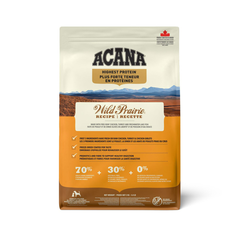 Acana Recette Wild Prairie Plus forte teneur e…