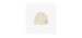 Papayas patterned beige hat in organic cotton, newborn