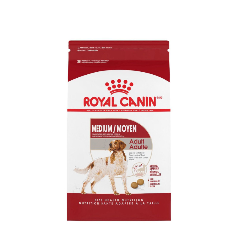 Dry food for medium breed dogs…