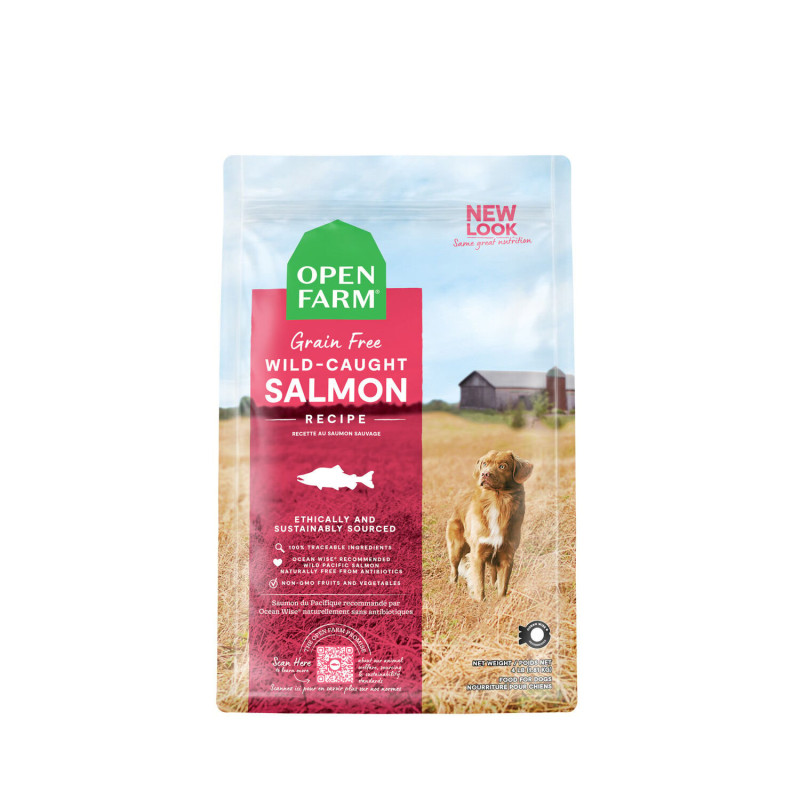 Wild salmon grain-free dry food…