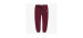 Burgundy pants relaxed fit in French terry, child