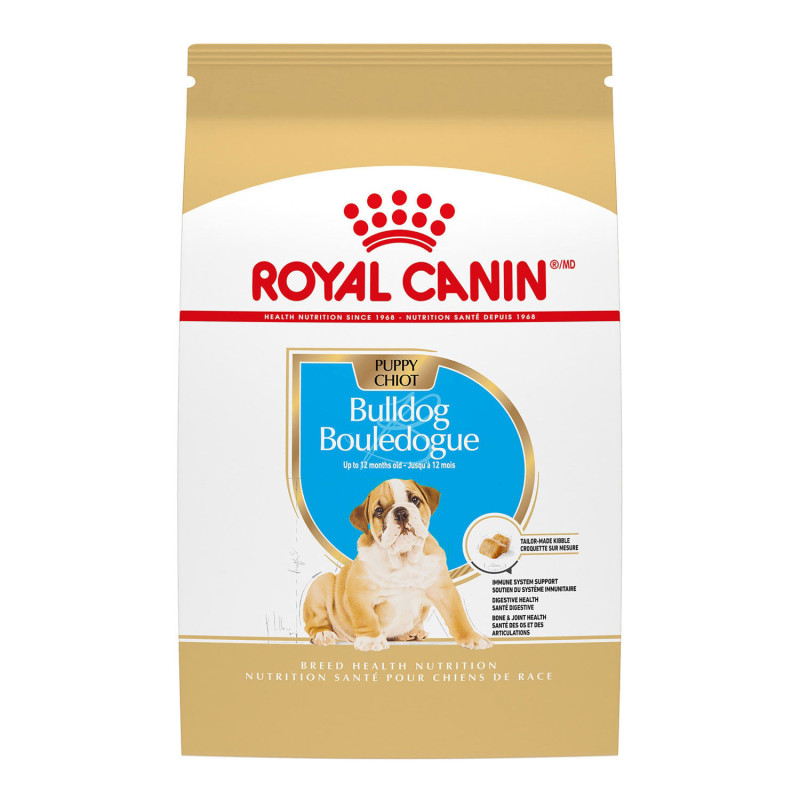 Bulldog dry puppy food