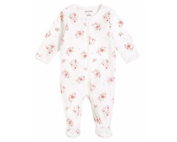 Petit Lem Pyjama Fleurs Lapin 0-12mois