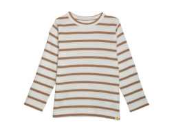 Beige Striped T-Shirt 2-6...