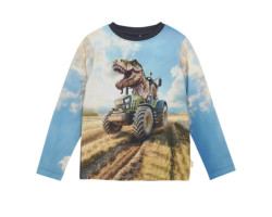 Dino Tractor T-shirt 3-8 years