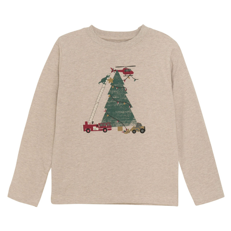 Minymo T-shirt Arbre Festif 3-8ans