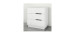 Nexera Bureau 3 Tiroirs - Blanc